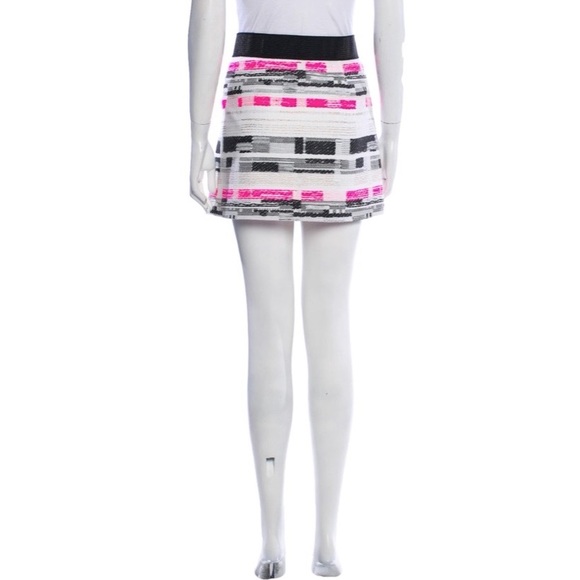 MILLY  ‼️SALE‼️ Tweed Pattern Mini Skirt Multicolor - Picture 5 of 14